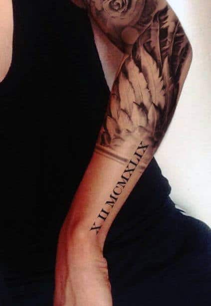 Angel Arm Band Tattoo