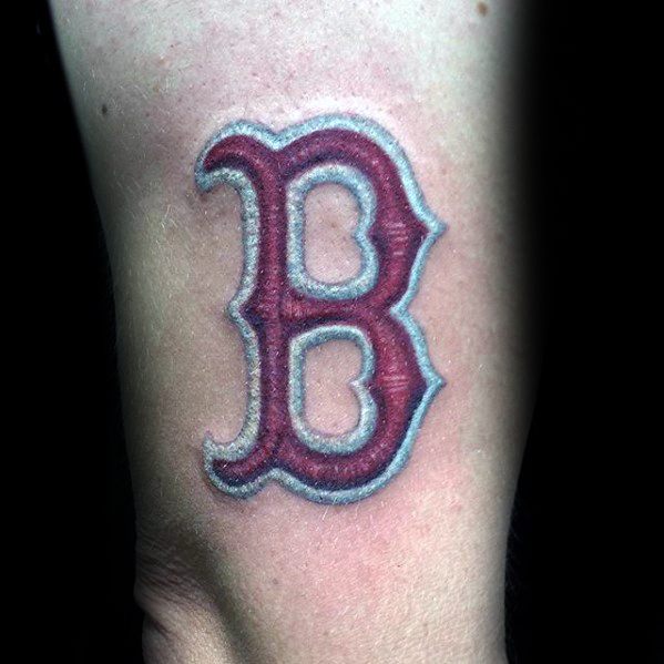 Arm Boston Red Sox Embroidered Patch Tattoos Guys