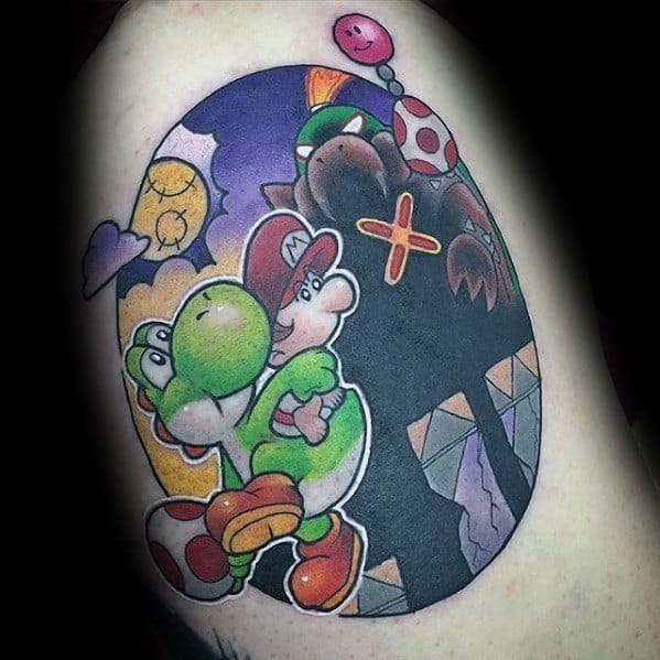Arm Circle Yoshi Tattoos Guys