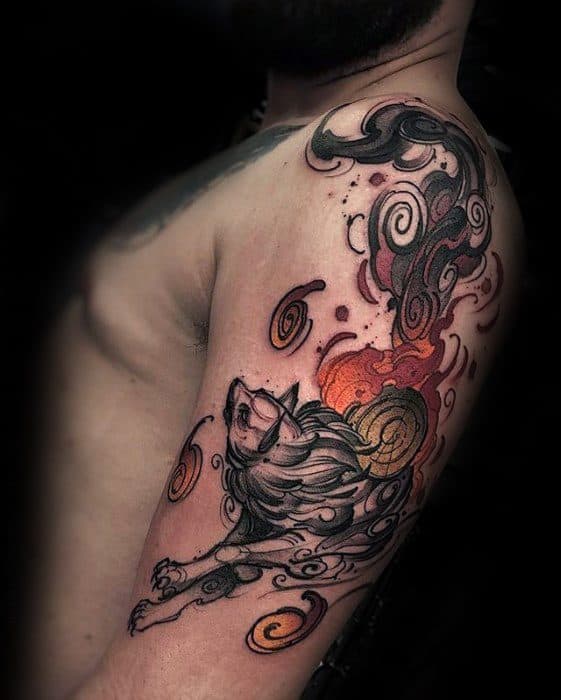 Arm Cool Gamer Tattoo Design Ideas For Male