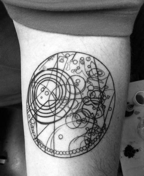 Arm Guys Gallifreyan Tattoo