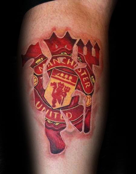 Arm Masculine Manchester United Tattoos For Men