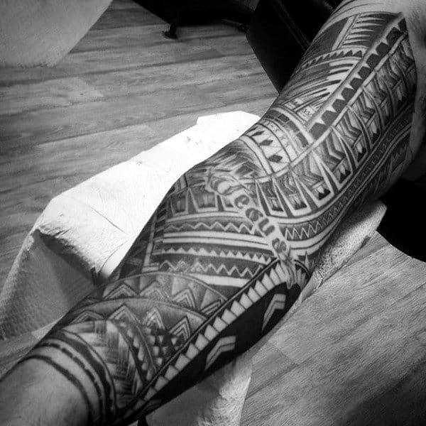 Arm Sleeve Guys Tribal Tattoos
