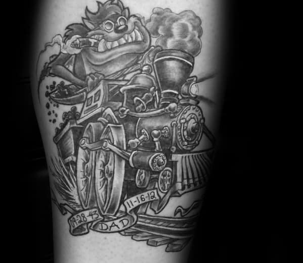 Arm Tasmanian Devil Mens Tattoo Designs