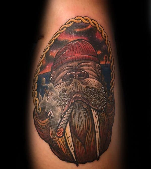 Arm Walrus Tattoo Ideas For Males