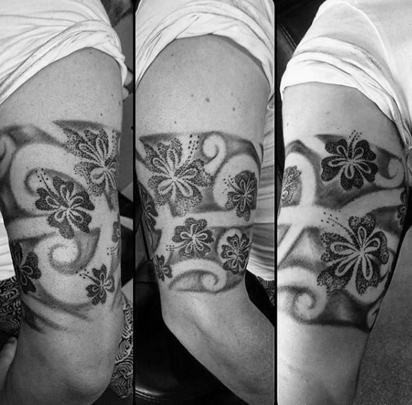 Armband Guys Hibiscus Flower Tattoo Ideas