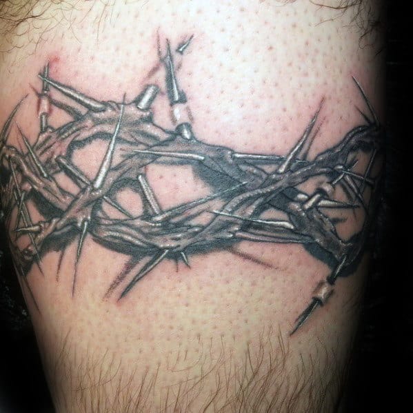 Armband Mens 3d Thorns Tattoo Ideas