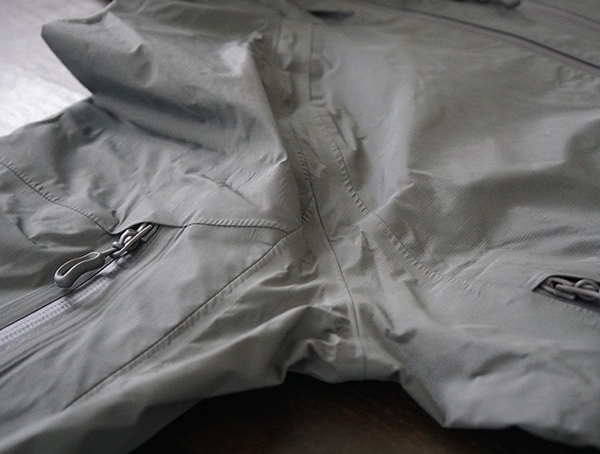 Armpit Construction Detail Mens Beyond Clothing K6 Arx Rain Jacket Seams