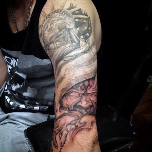 Army Strong Tattoo Men