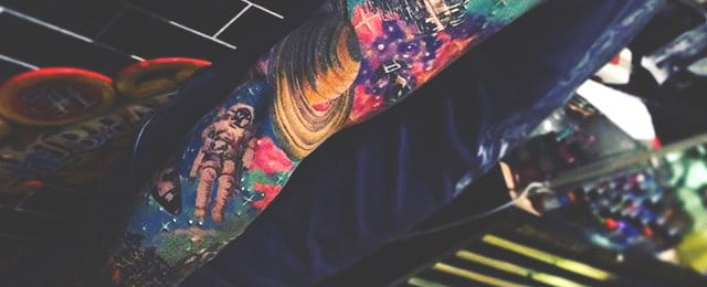 Astronaut Tattoo Designs For Men
