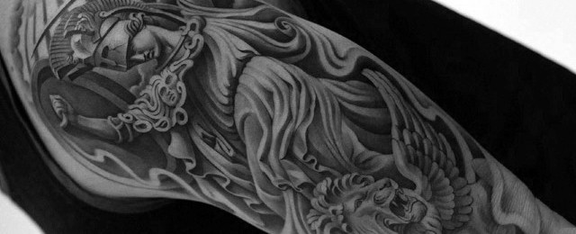 Athena Tattoo Designs For Men