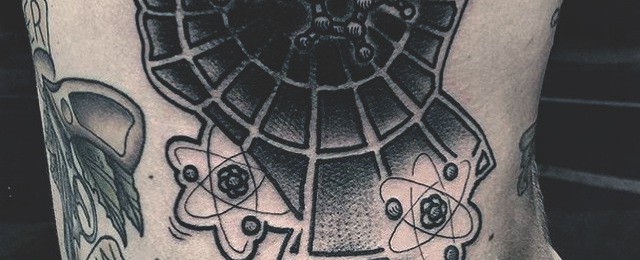 Atom Tattoo Designs For Men