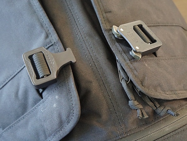 Austialpin Cobra Quick Release Buckles Unlatched Mission Workshop The Rhake Backpack Front