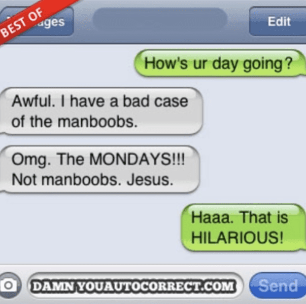 autocorrect fails