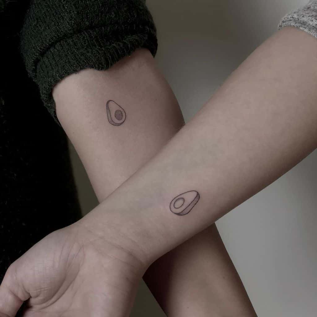 Avocado Friendship Tattoo