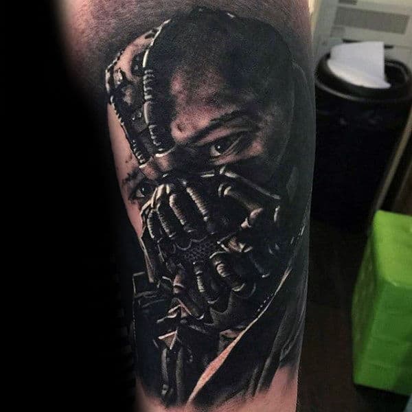 Awesome Bane Male Half Sleeve Tattoos
