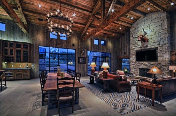 Awesome Great Room Ideas Log Cabin