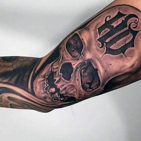 Awesome Hd Skull Harley Davidson Tattoo Sleeve For Guys