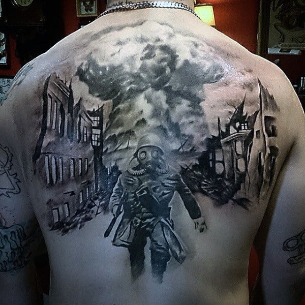 Awesome Military Tattoos For Men On Back