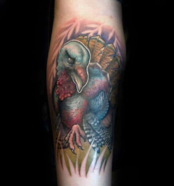 Awesome Neo Turkey Mens Forearm Tattoo