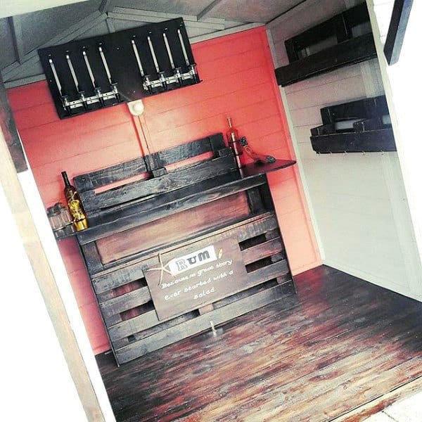 Awesome Sheds With Bar Inside