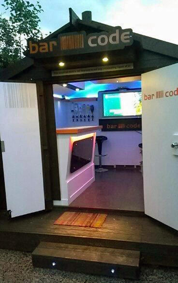 Awesome Small Pub Shed Bar In Backyard Of Home