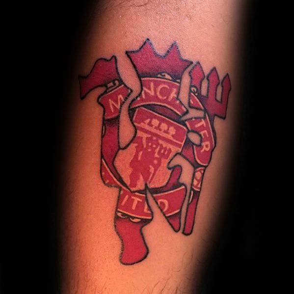 Awesome Soccer Manchester United Tattoos For Men