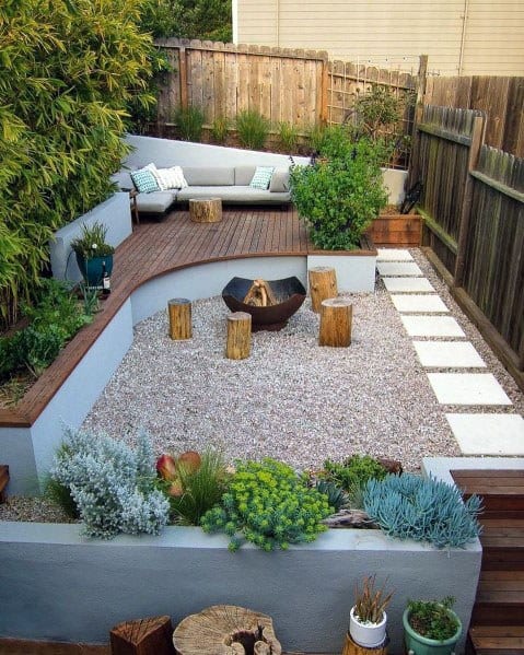 Awesome Stepping Stone Patio Backyard Ideas