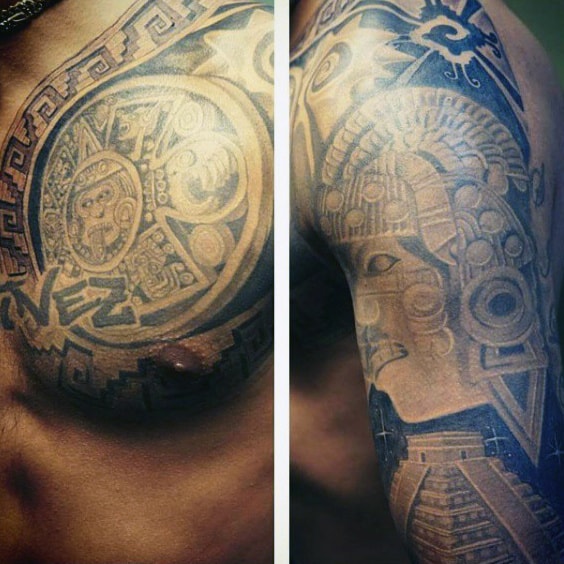 Aztec Men's Armband Tattoos