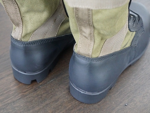 Back Of Boot Heel Mens Olive Green Jungle Od 30