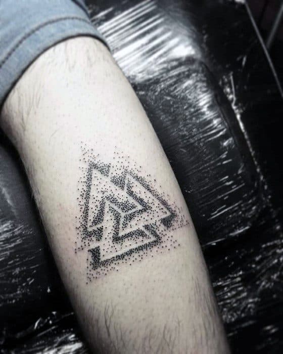 Back Of Leg Calf Awesome Simple Celtic Mens Tattoo Ideas