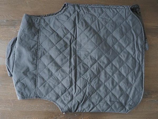 Back Qnyx Mens Dakota Grizzly Vic Quilted Vest
