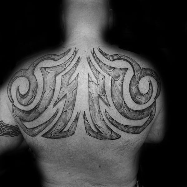 Back Tribal Tattoos For Guys