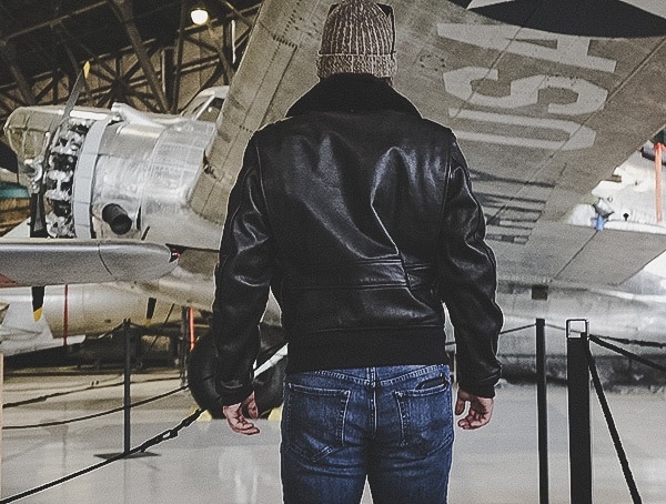 Back View Mens Removeable Genuine Fur Collar Cockpit Usa G 1 Flight Jacket Review