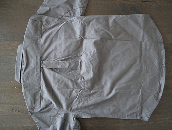 Back View United By Blue Holt Work Shirt For Men