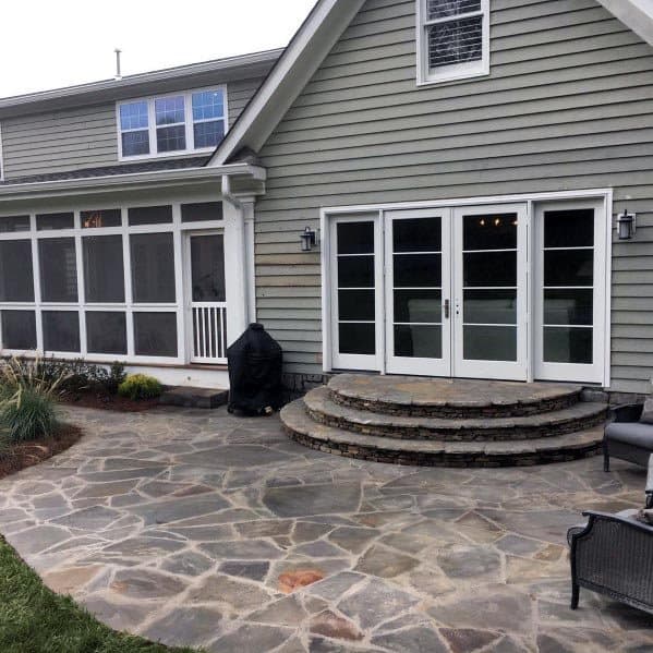 Backyard Designs For Flagstone Patio