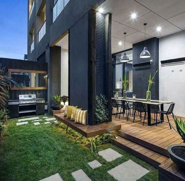 Backyard Ideas For Floating Deck Modern Designs