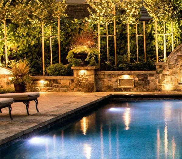 wall-mounted flood lights