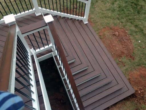 vinyl deck steps 