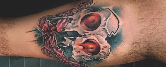 Bacon Tattoo Designs For Men