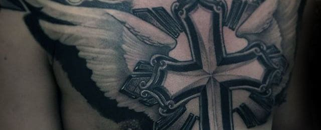 Badass Cross Tattoos For Men