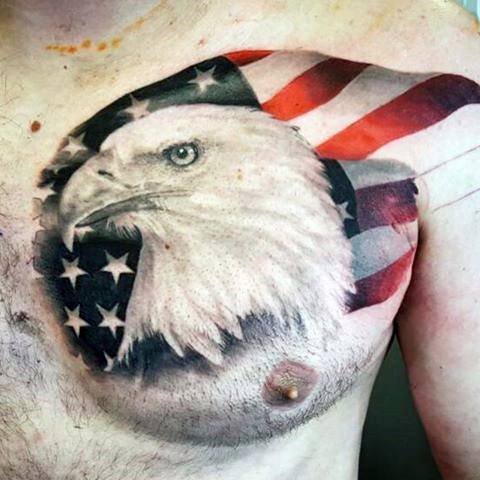 Badass Eagle Tattoo Designs For Men