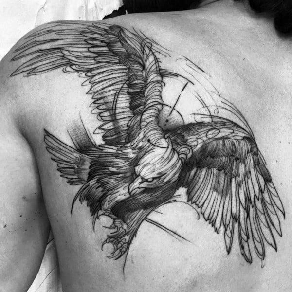 Badass Eagle Tattoo Ideas For Men
