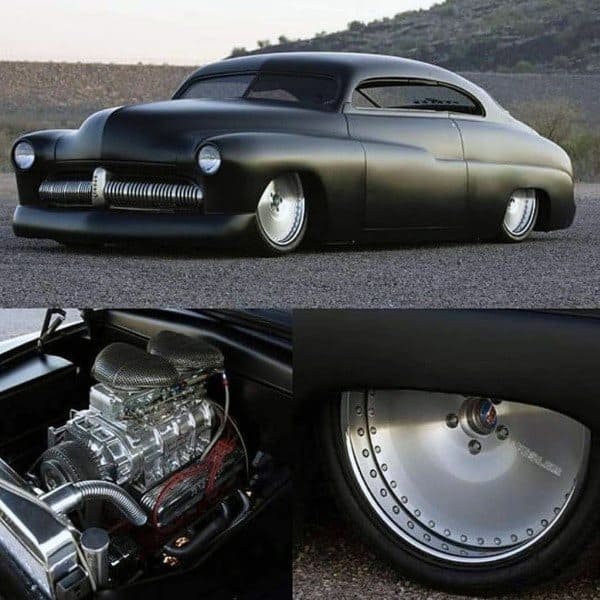 Badass Rat Rods Flat Black Paint Job With Steel Rims