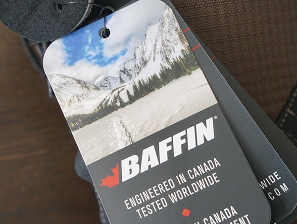 Baffin Summit Mens Boots Tag
