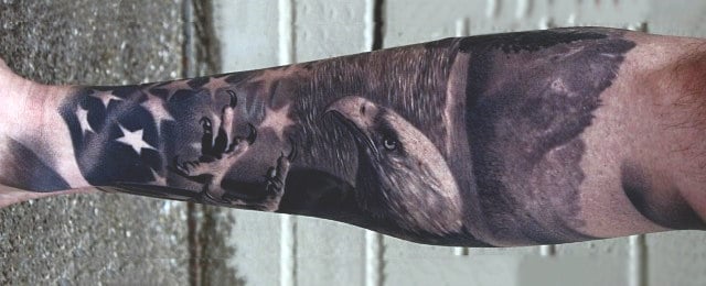 Bald Eagle Tattoo Designs For Men