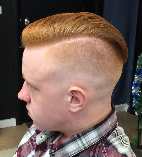 Bald Fade Combover Haircut