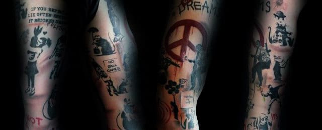 Banksy Tattoos For Men