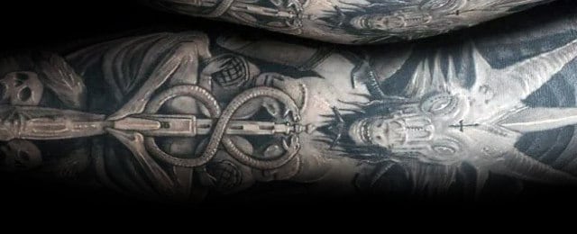 Baphomet Tattoo Designs For Men