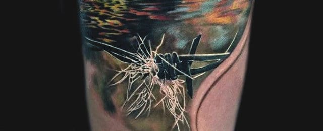 Barbed Wire Tattoo Designs For Men